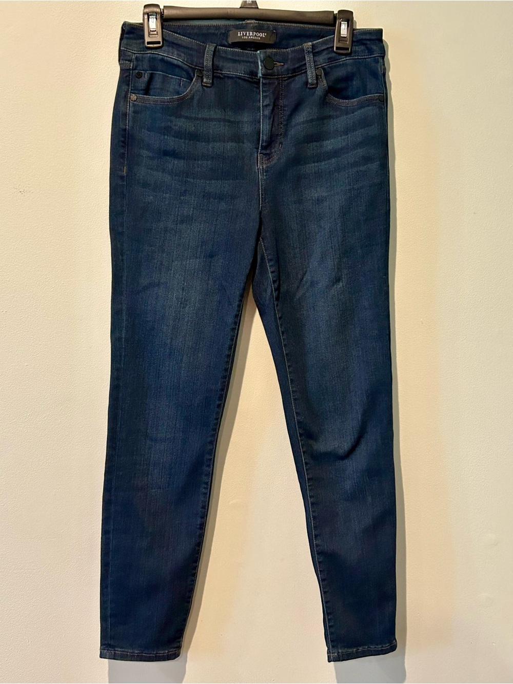 Women's Liverpool Dark Wash Skinny Jeans Size 8
